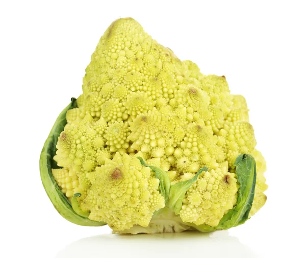 Brócolis Romanesco isolado em branco — Fotografia de Stock