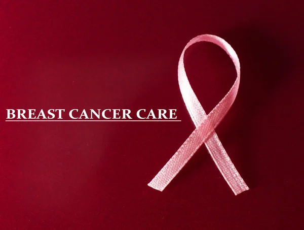 Breast cancer ribbon — Stock Photo, Image