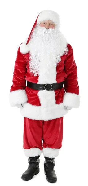 Santa Claus geïsoleerd op witte achtergrond — Stockfoto