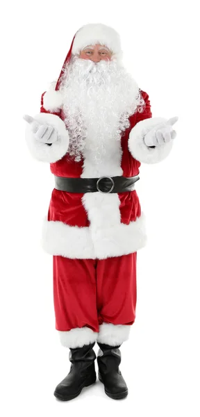 Santa Claus isolated on white background — Stock Photo, Image