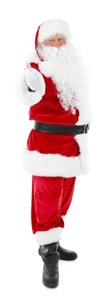 Santa Claus isolated on white background — Stock Photo, Image