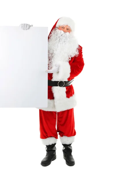 Santa Claus isolated on white background — Stock Photo, Image