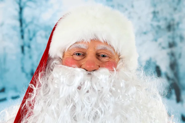Santa Claus sobre fondo claro — Foto de Stock