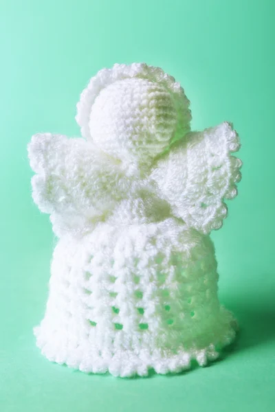 Knitted Christmas angel — Stock Photo, Image