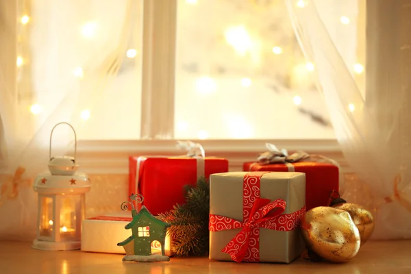 Hermosos regalos de Navidad — Foto de Stock