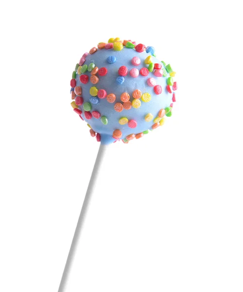 Sweet cake pop isolated on white — Stock Photo, Image