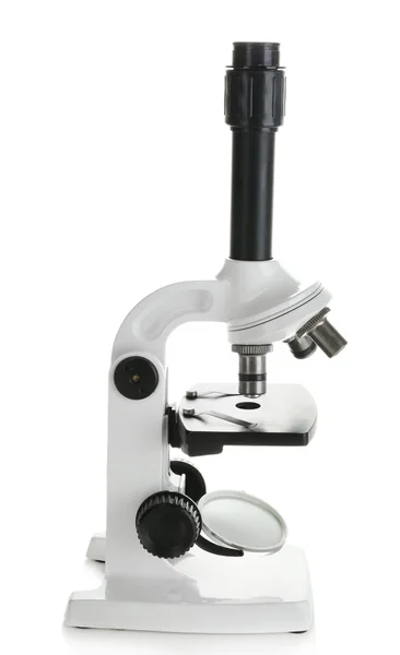 Microscope isolated on white — Stock Photo, Image