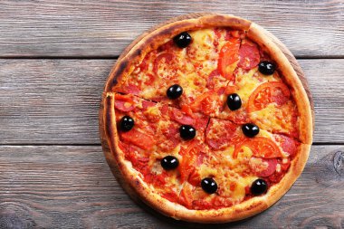 Lezzetli İtalyan pizzası