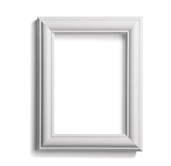 Moldura fotográfica isolada sobre branco — Fotografia de Stock