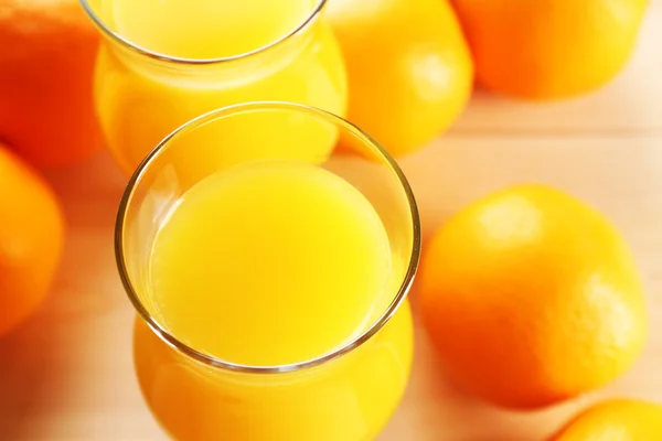 Sumo de laranja espremido — Fotografia de Stock