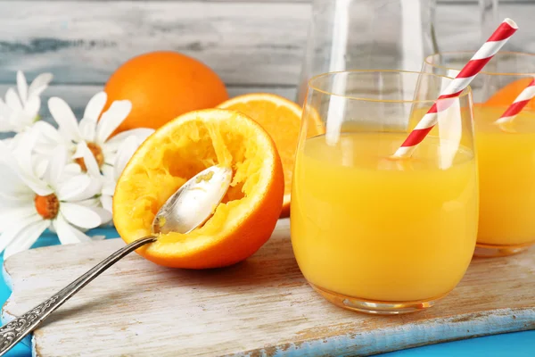 Jus d'orange à la paille — Photo