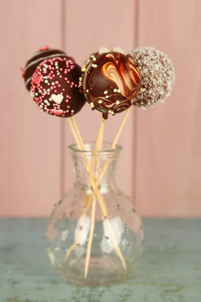 Välsmakande cake pops — Stockfoto