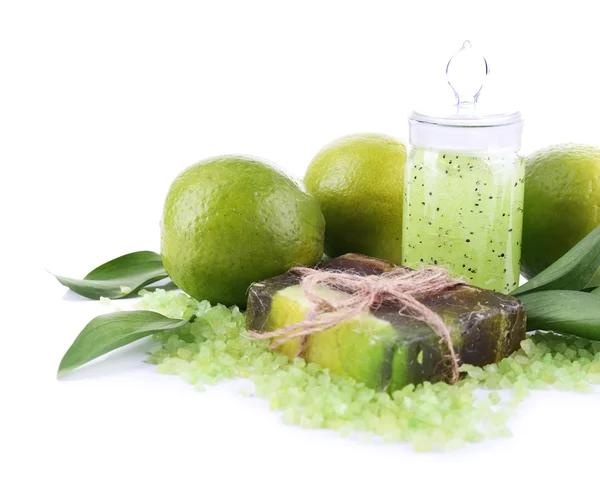 Spa composition with lime — Stock Photo, Image