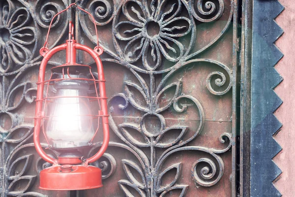 Lanterna all'aperto, primo piano — Foto Stock