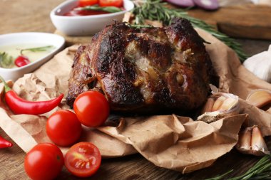 Masada lezzetli ızgara et