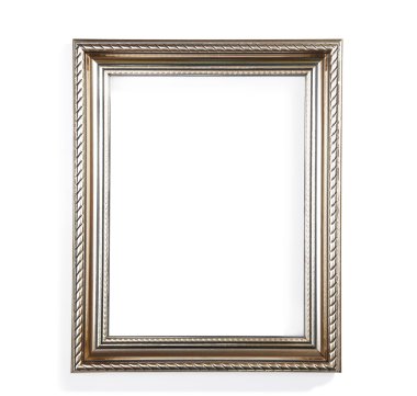 fotoğraf çerçevesi üzerinde beyaz izole