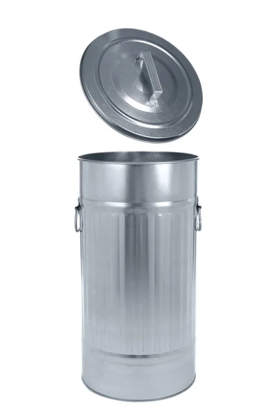 Recycle bin geïsoleerd op wit — Stockfoto