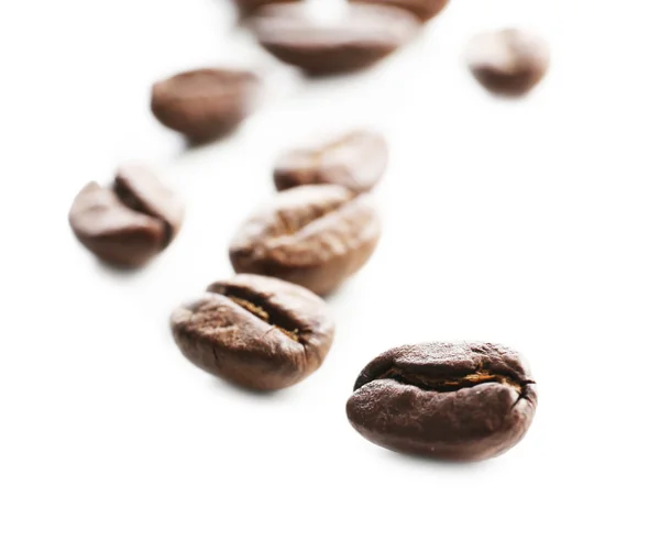 Coffee beans, isolated on white — Stock Photo, Image