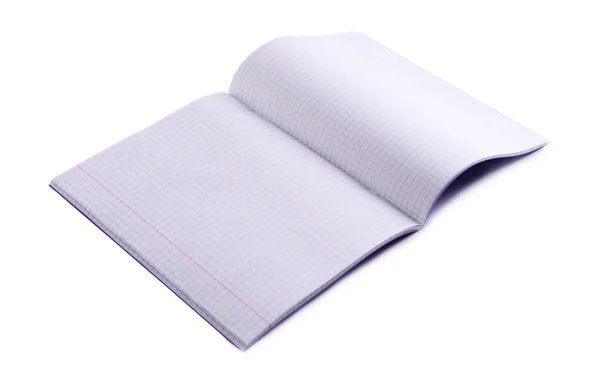 Notebook isolado em branco — Fotografia de Stock