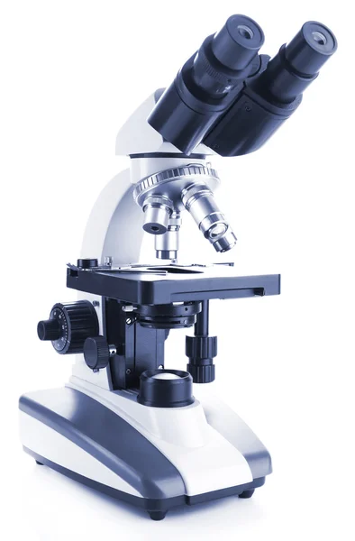 Microscope isolated on white — Stock Photo, Image