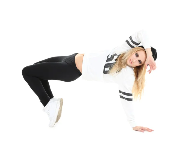 Hip hop danser dansen — Stockfoto