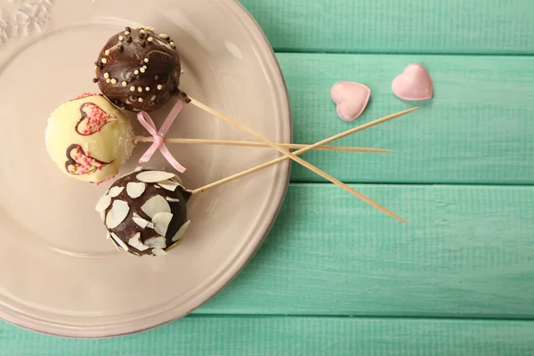 Saboroso bolo pops — Fotografia de Stock