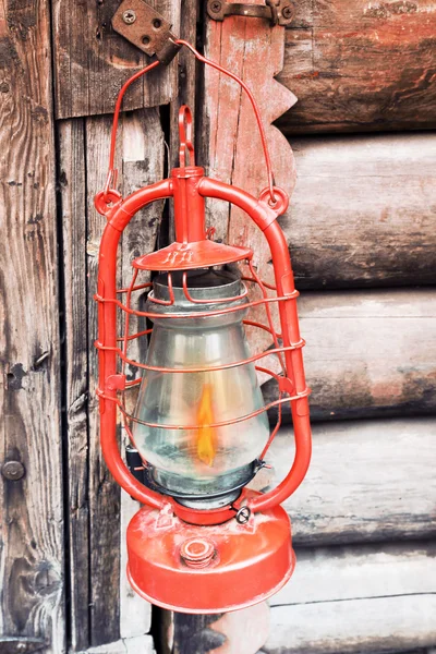 Lantern outdoors, close-up — Stock Photo, Image