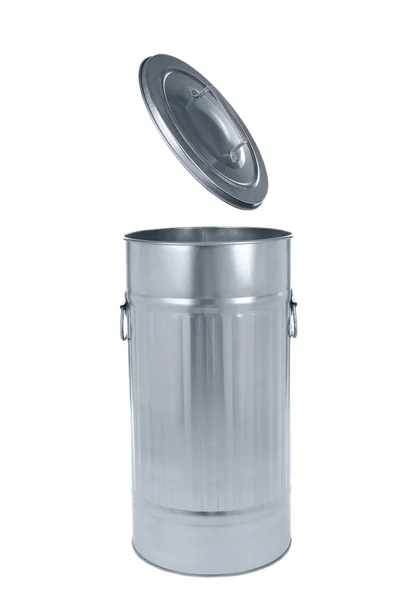 Recycle bin geïsoleerd op wit — Stockfoto