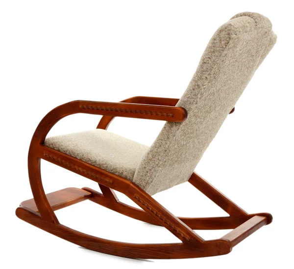 Современное кресло-качалка изолировано на белом — стоковое фото