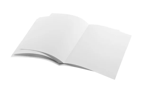 Notebook isolato su bianco — Foto Stock