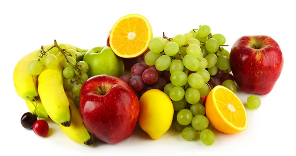 Frutos maduros isolados sobre fundo branco — Fotografia de Stock