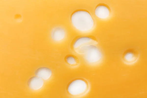 Sliced cheese, macro view — Stock Photo, Image