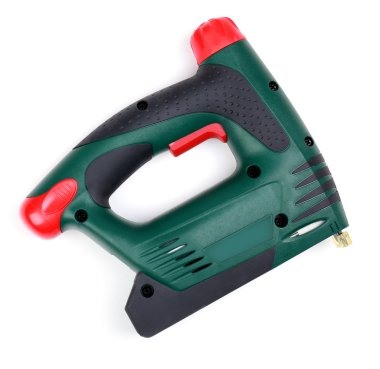 beyaz izole inşaat zımba