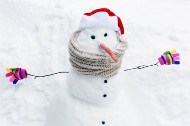 Noel tatili kardan adam