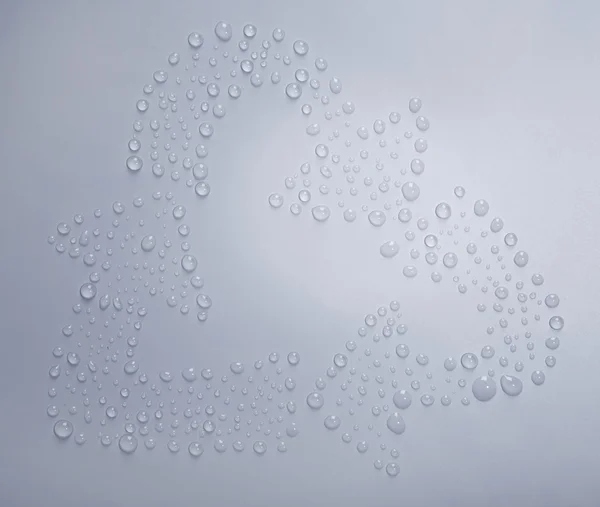 Gotas de água imagem — Fotografia de Stock