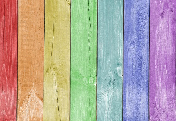 Tavola di legno colorato sfondo texture — Foto Stock