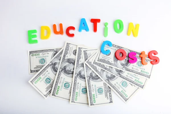 Eğitim maliyeti kavramı — Stok fotoğraf