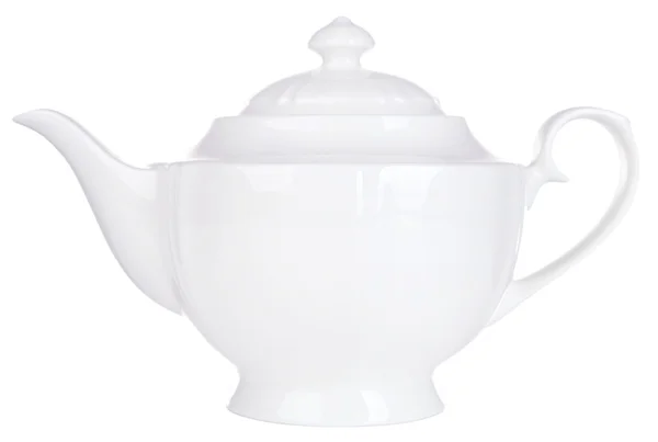 Teapot isolert på hvitt – stockfoto