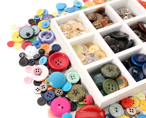 Colorful sewing buttons — Stock Photo, Image