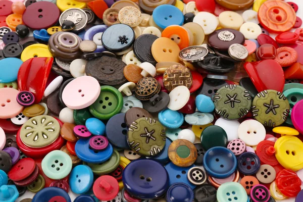 Colorful sewing buttons — Stock Photo, Image