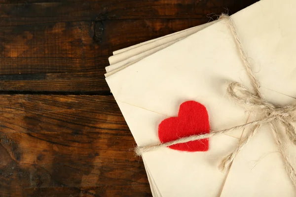 Stack of love letters — Stock Photo, Image