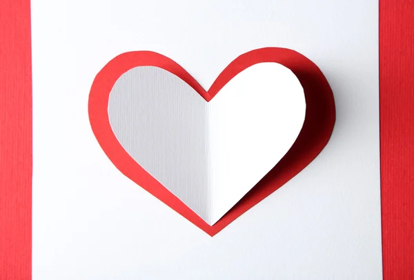 Hermoso corazón de papel — Foto de Stock