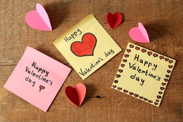 Valentines day notes — Stock Photo, Image