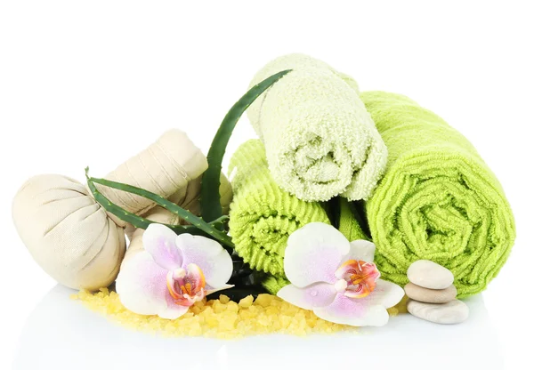 Spa treatments with orchid — Stock Photo, Image