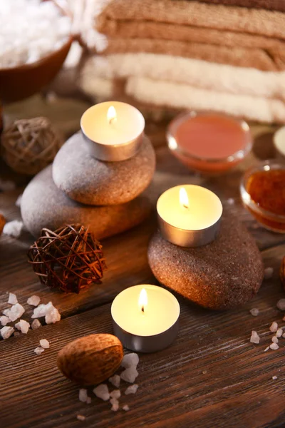 Composition of spa treatment — Stock Photo, Image