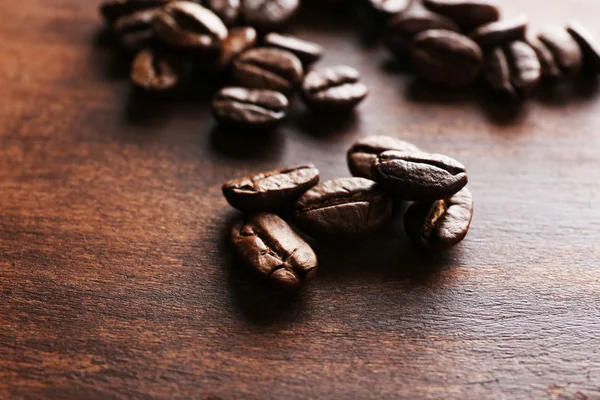 Chicchi di caffè, primo piano — Foto Stock