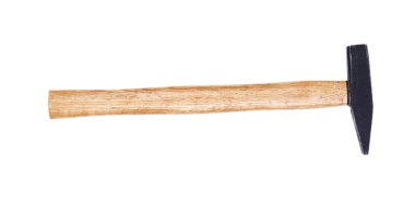 Çekiç beyaz üzerine izole