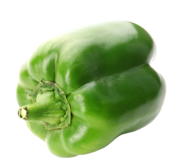 Green pepper isolated on white background — Stock Photo, Image