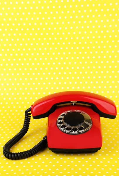 Rotes Retro-Telefon — Stockfoto