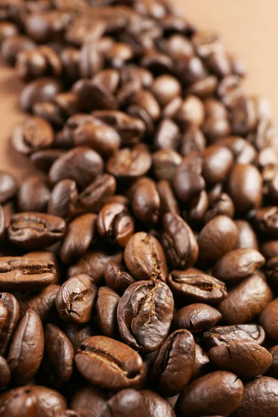 Chicchi di caffè, primo piano — Foto Stock